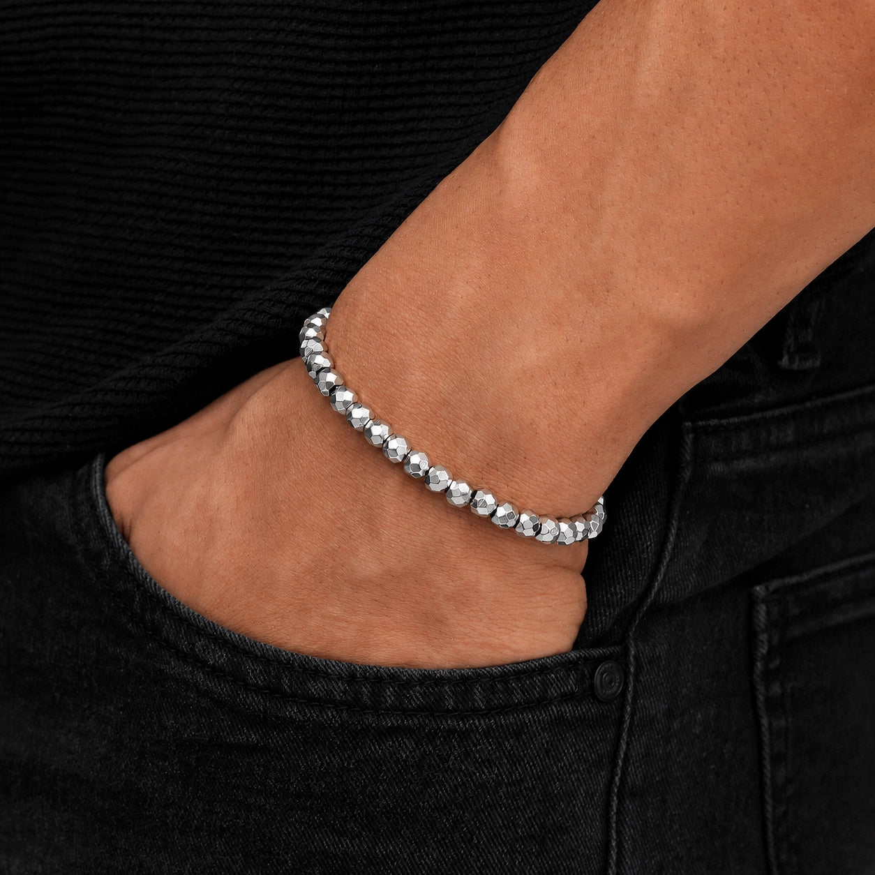 Faceted Beads Bracelet