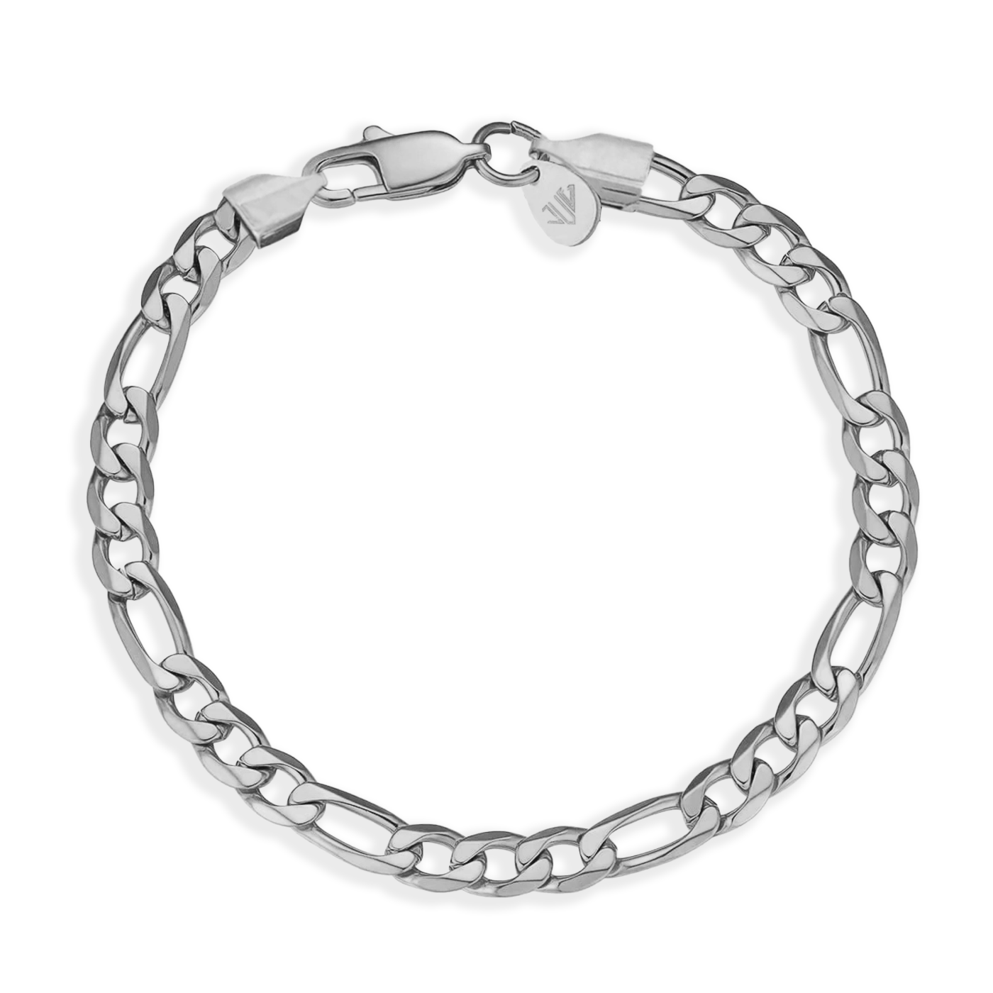 FIGARO BRACELET - WHITE GOLD (6𝘮𝘮)