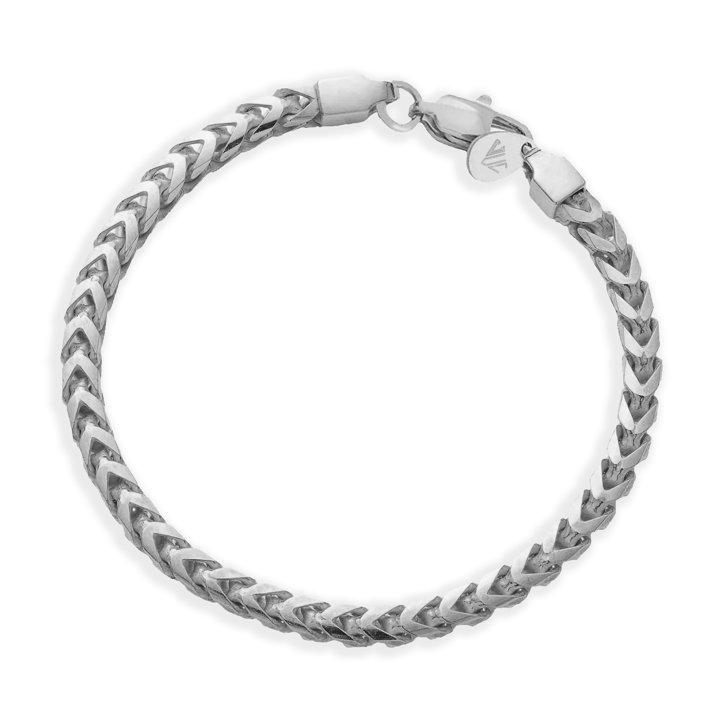 FRANCO BRACELET - WHITE GOLD (4𝘮𝘮)