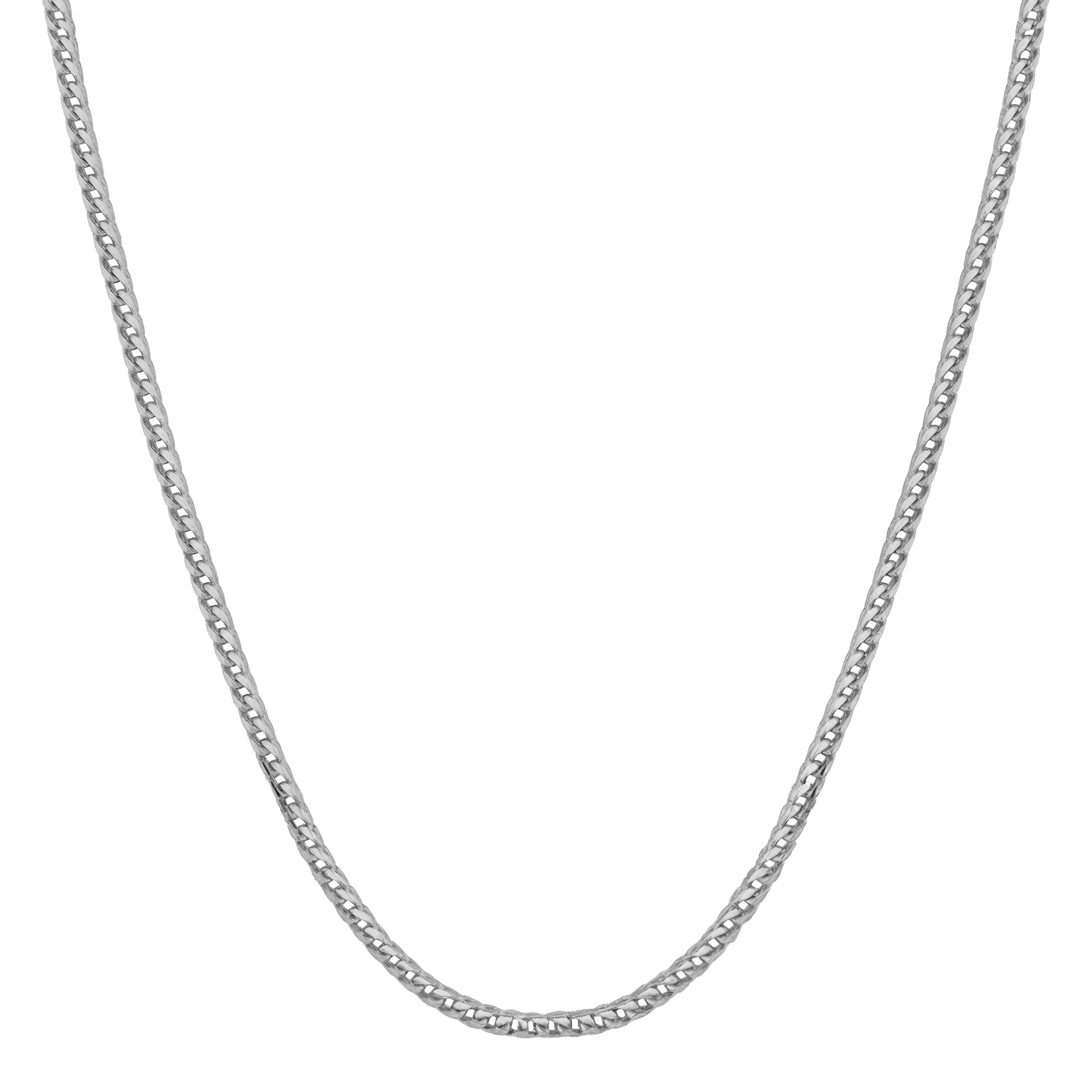 FRANCO CHAIN - WHITE GOLD (3𝘮𝘮)