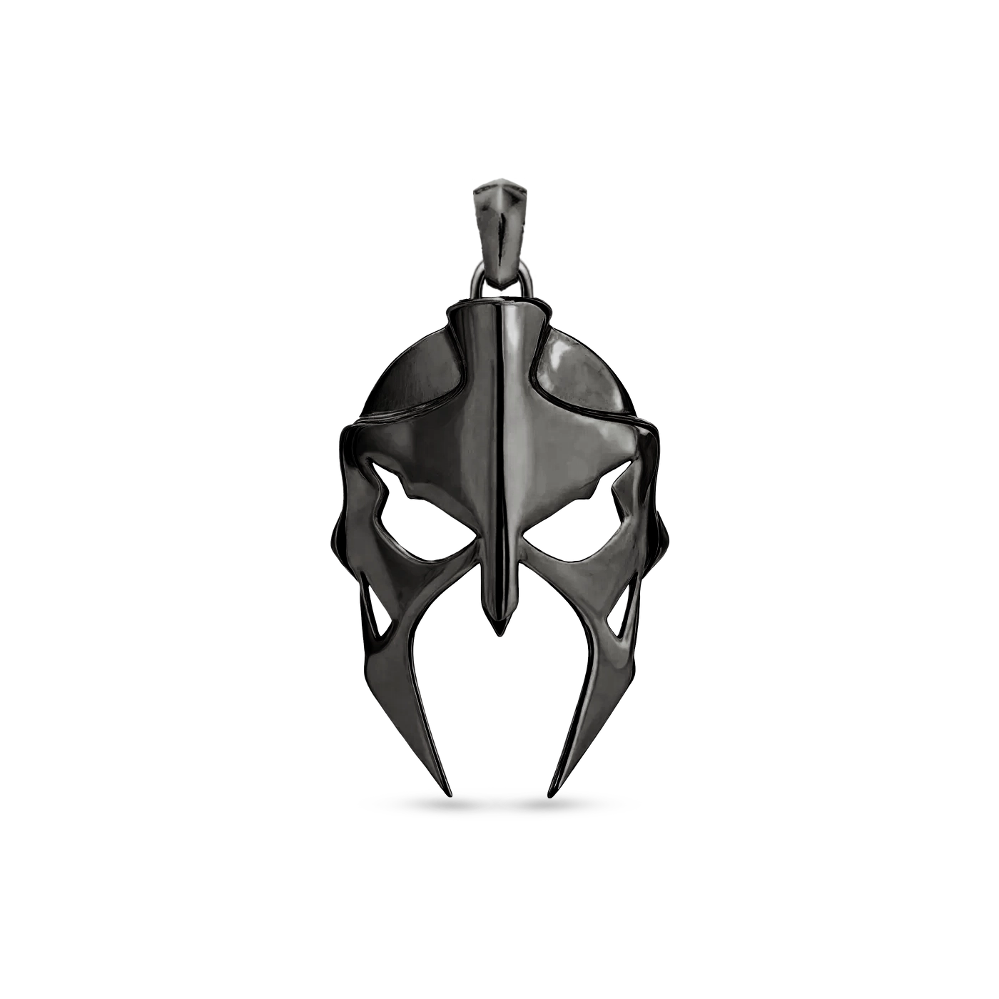 Gladiator pendant black rhodium plated 28mm for men