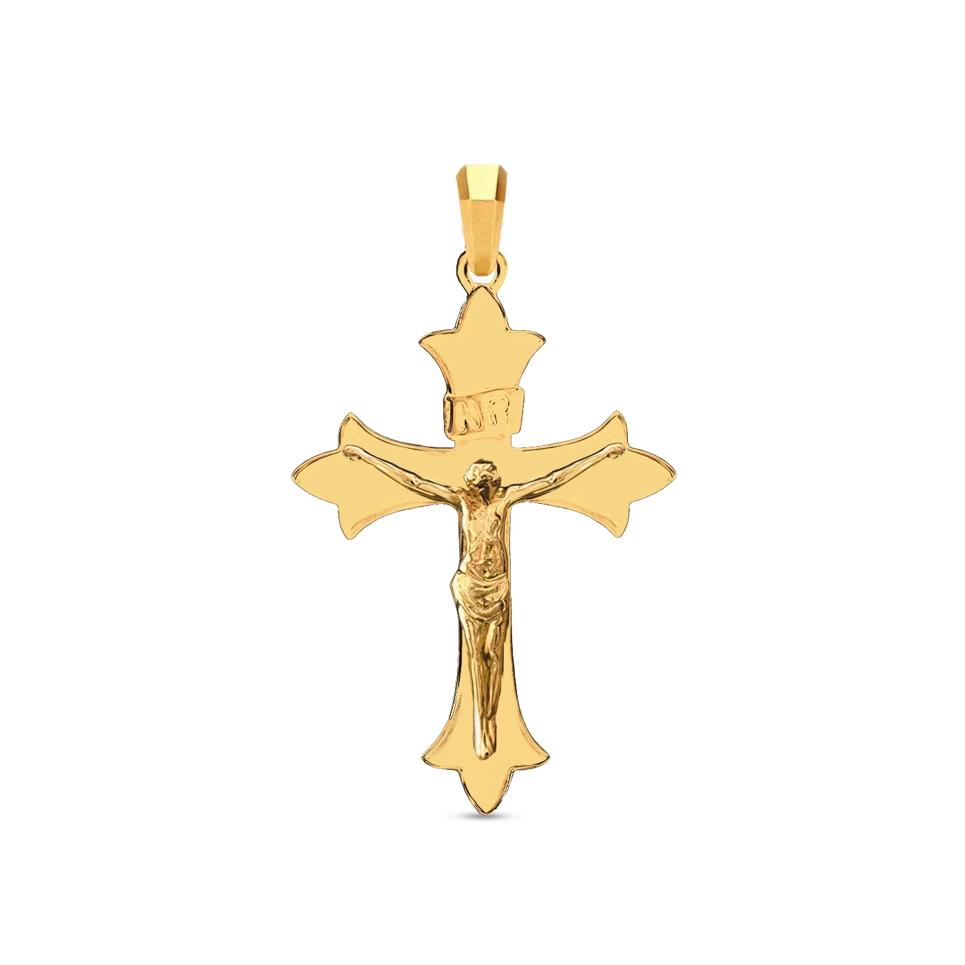 MEDIEVAL CROSS PENDANT - GOLD (35𝘮𝘮)