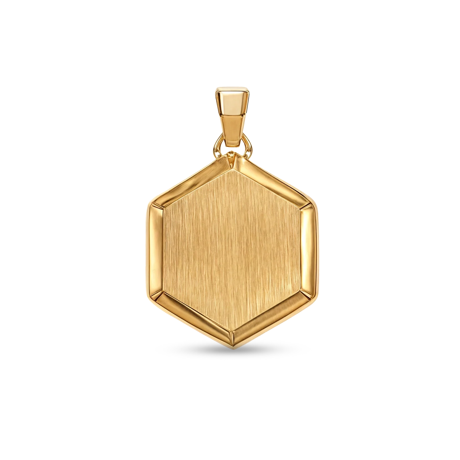 HEXAGON PENDANT - GOLD (26𝘮𝘮)
