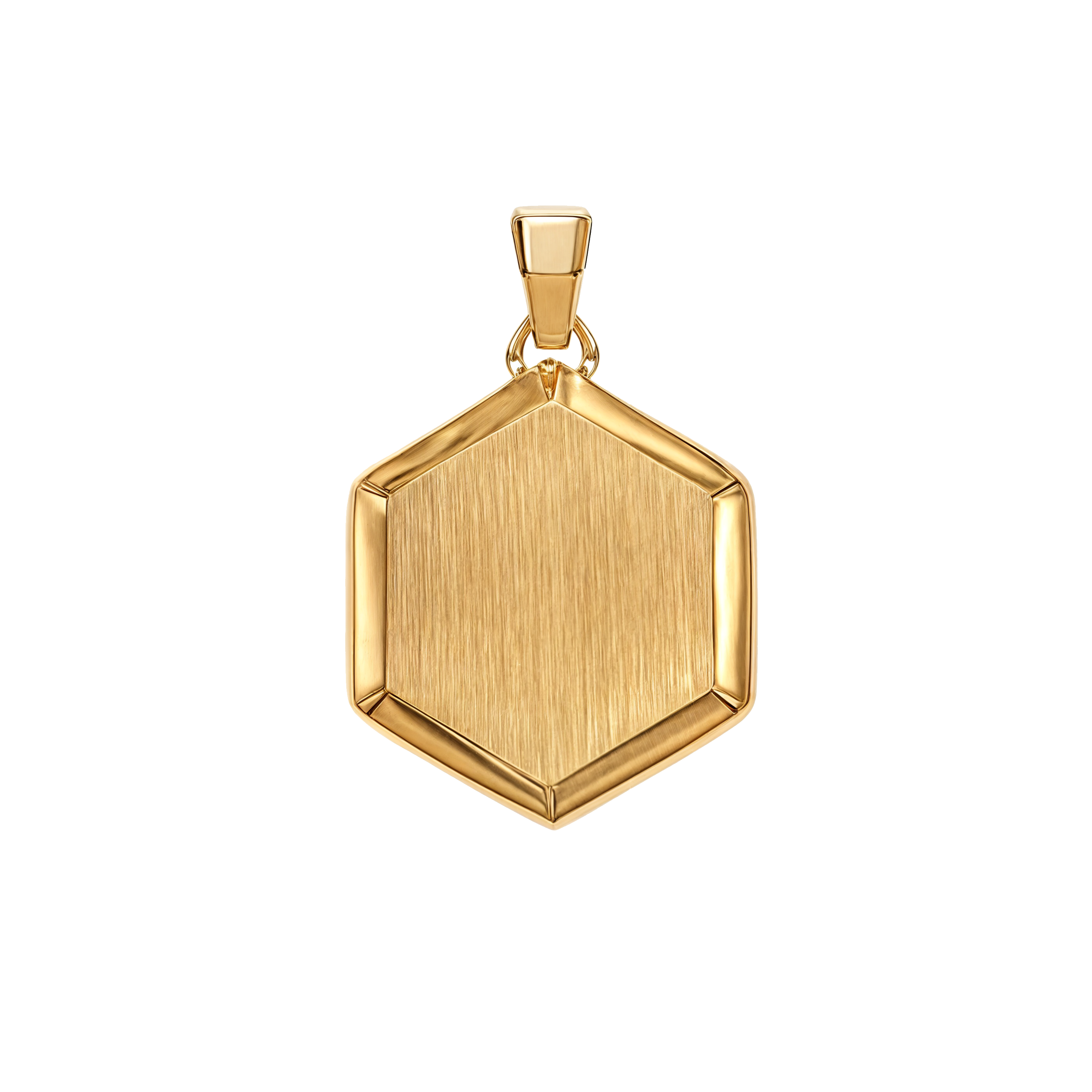 HEXAGON PENDANT - GOLD (26𝘮𝘮)