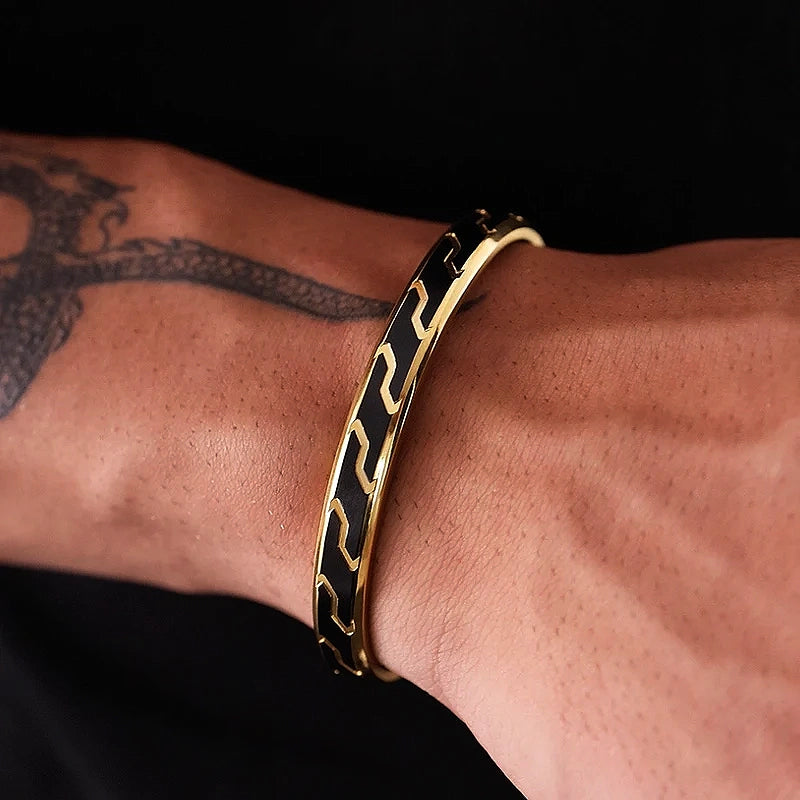 JULIVNO CUFF - BLACK/GOLD