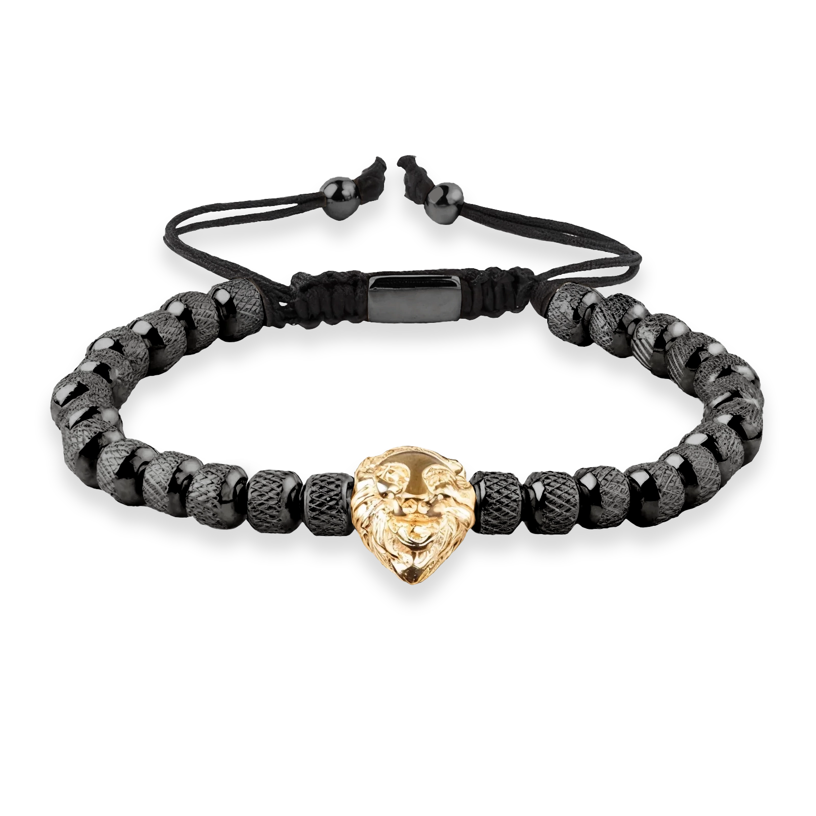 LION HEAD - BLACK/GOLD