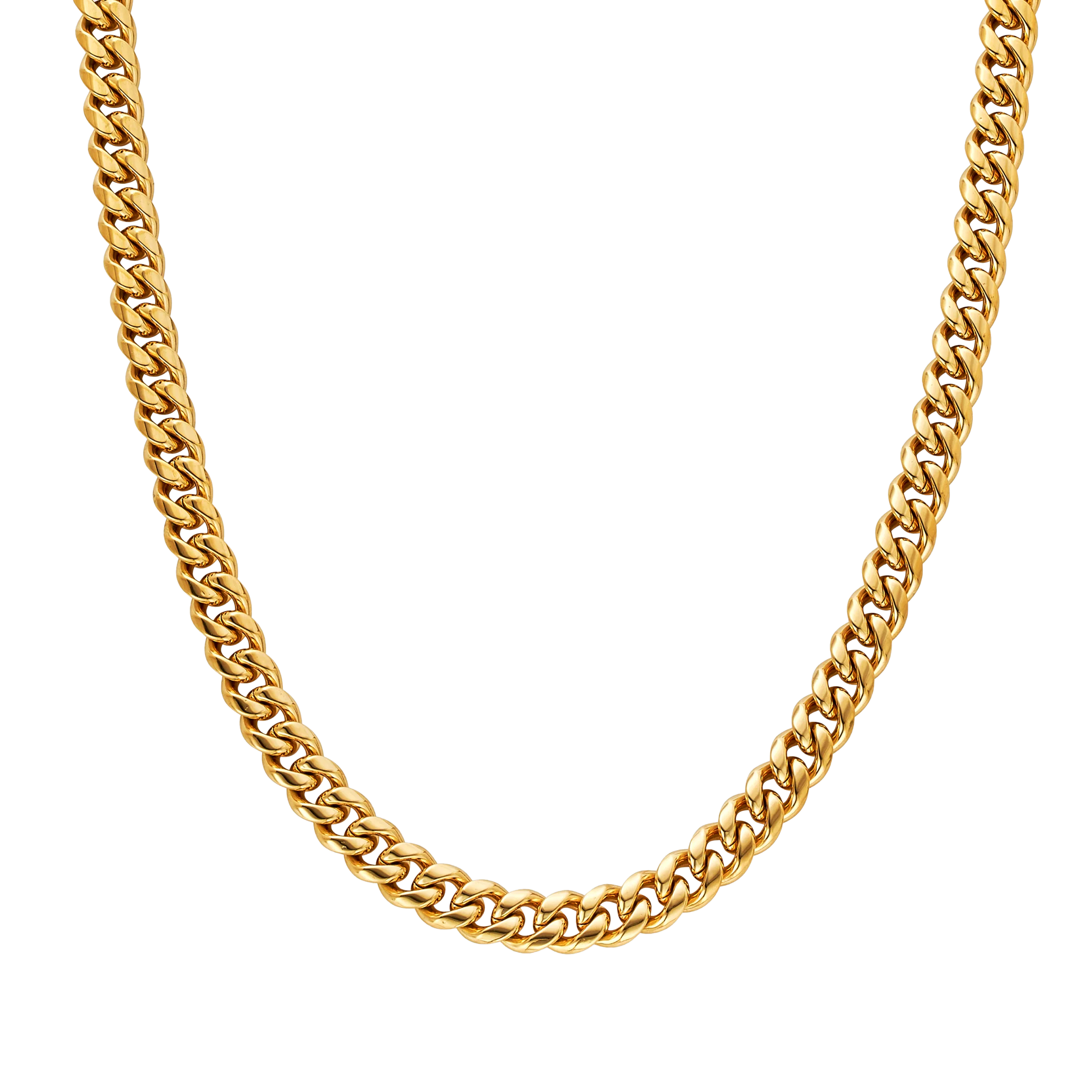 CUBAN CHAIN - GOLD (8𝘮𝘮)
