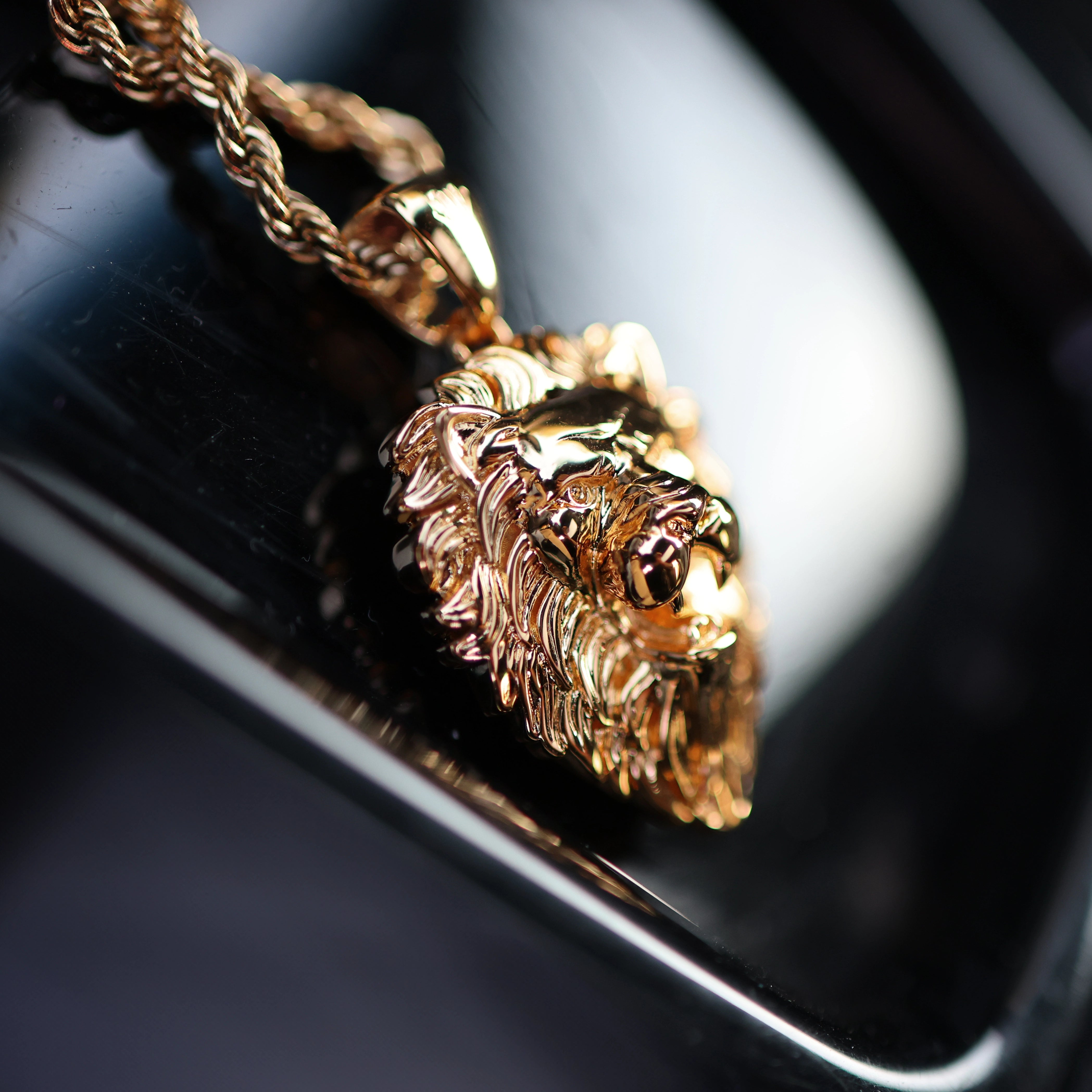 Lion jewelry gold discount
