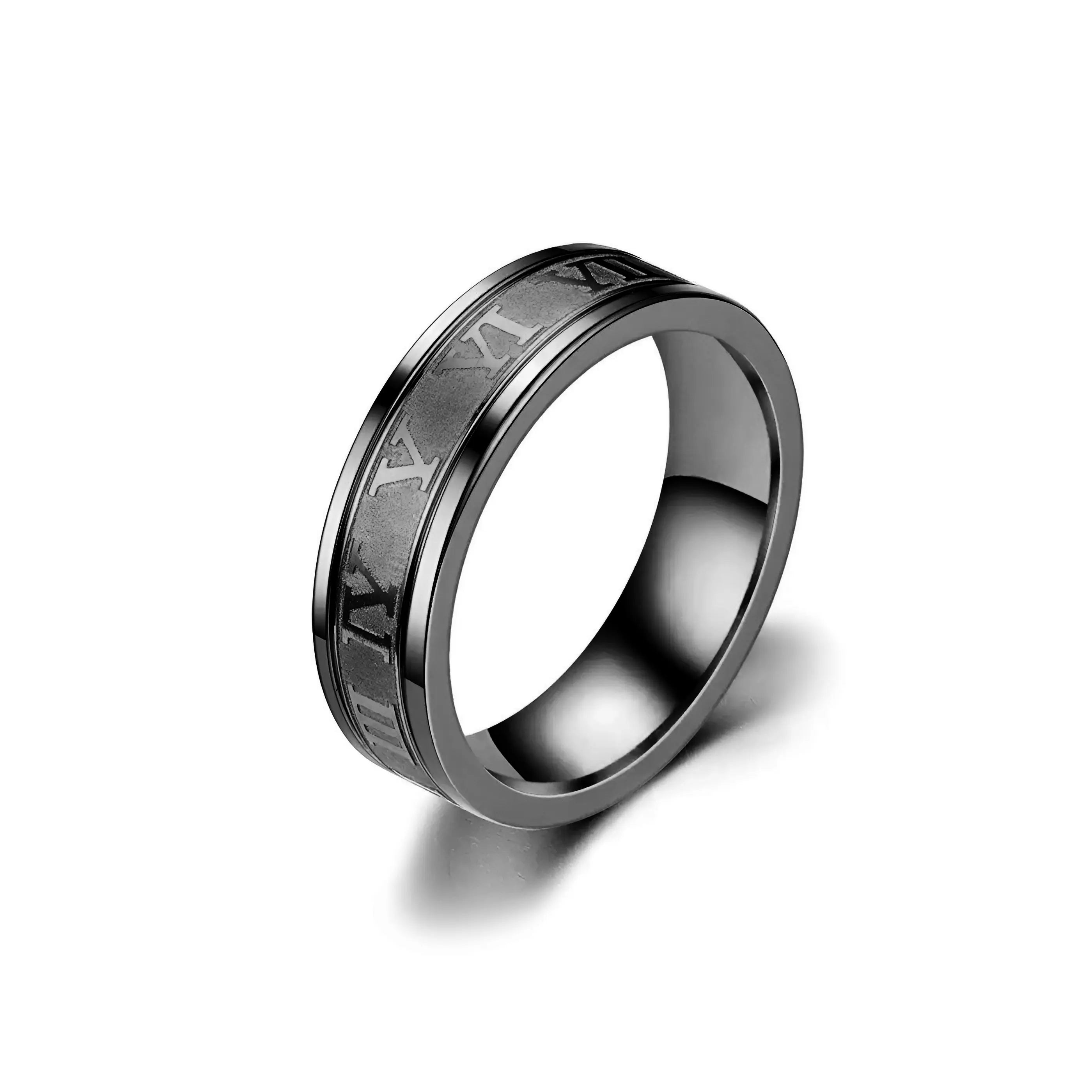 ROMAN RING - BLACK