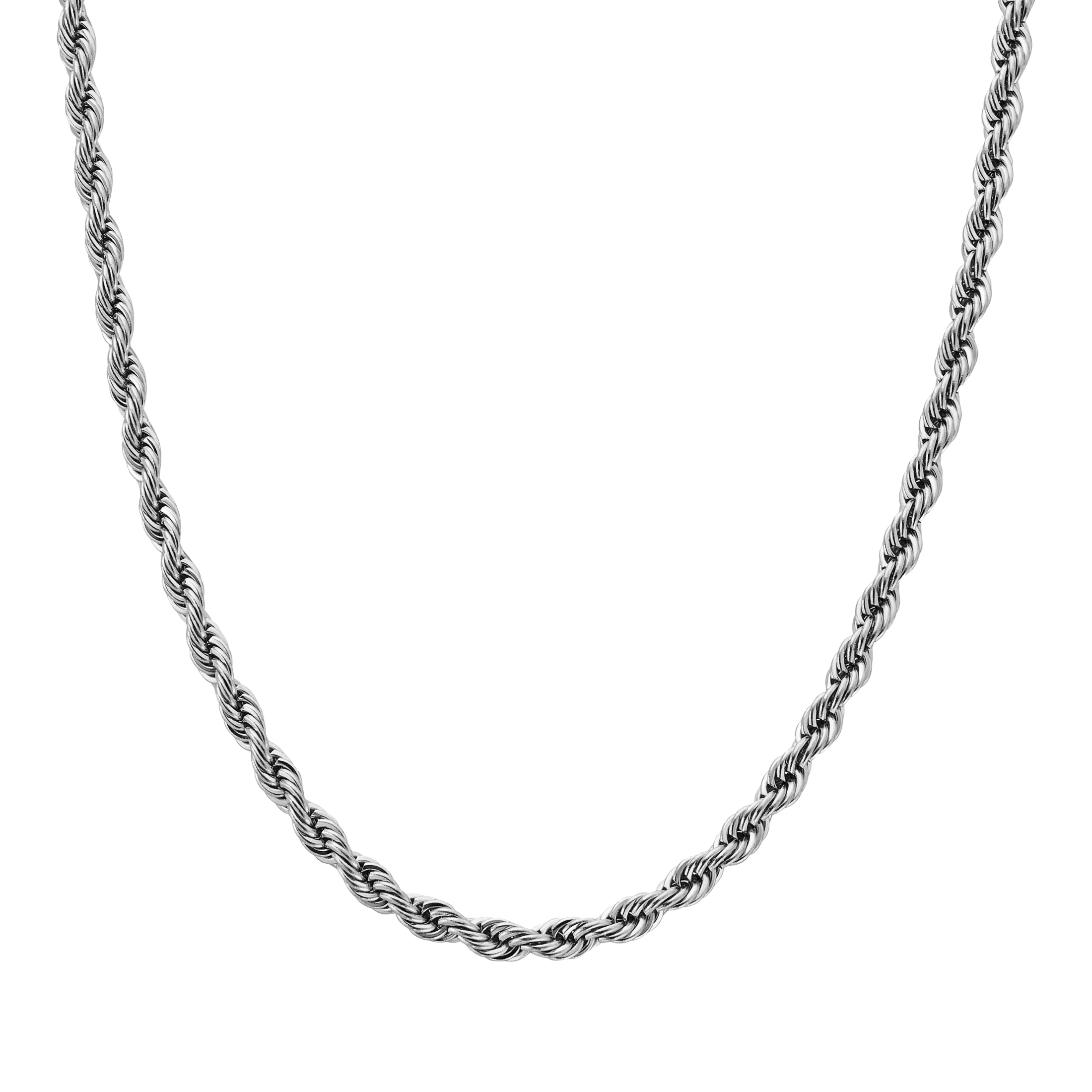 ROPE CHAIN - WHITE GOLD (4𝘮𝘮)