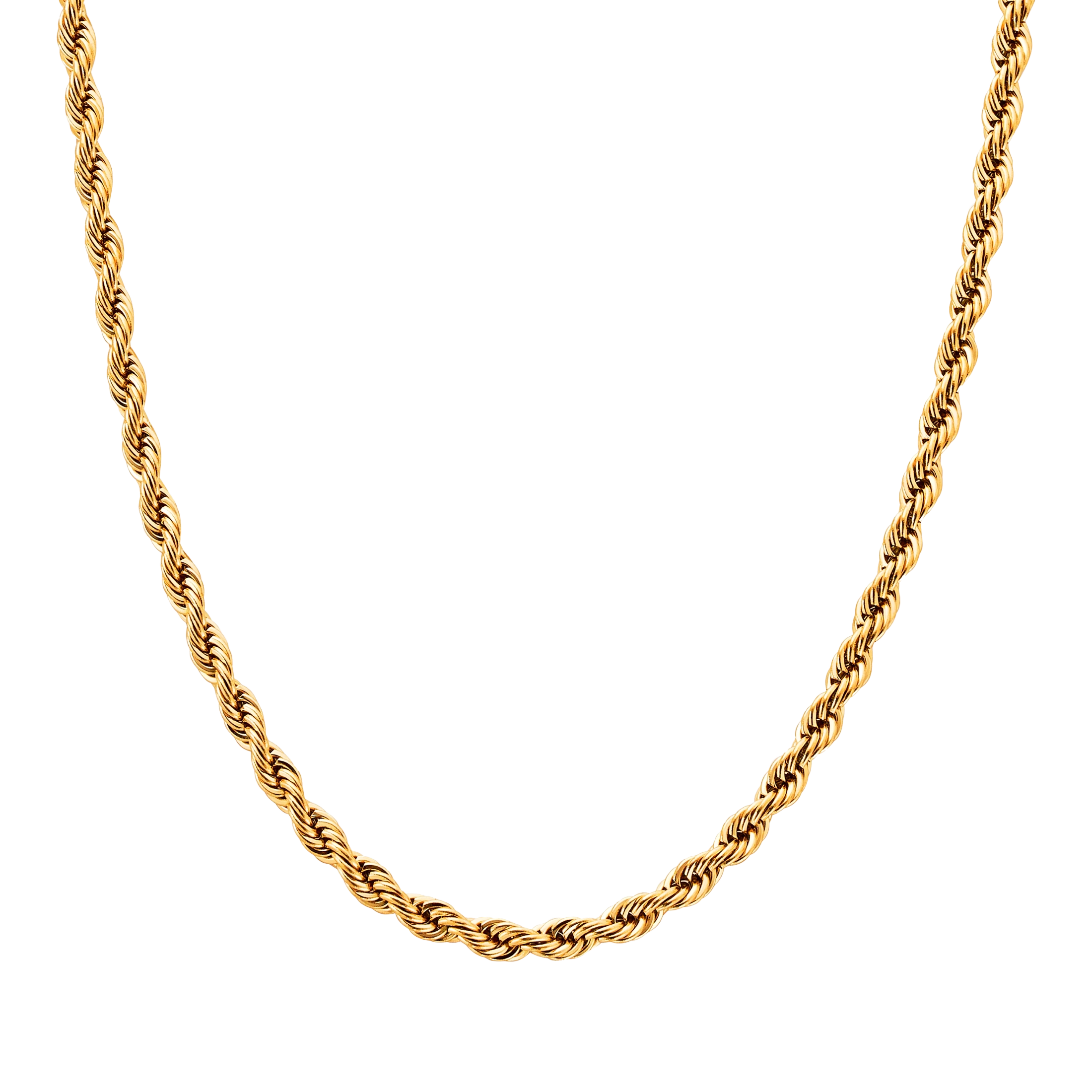 ROPE CHAIN - GOLD (4𝘮𝘮)
