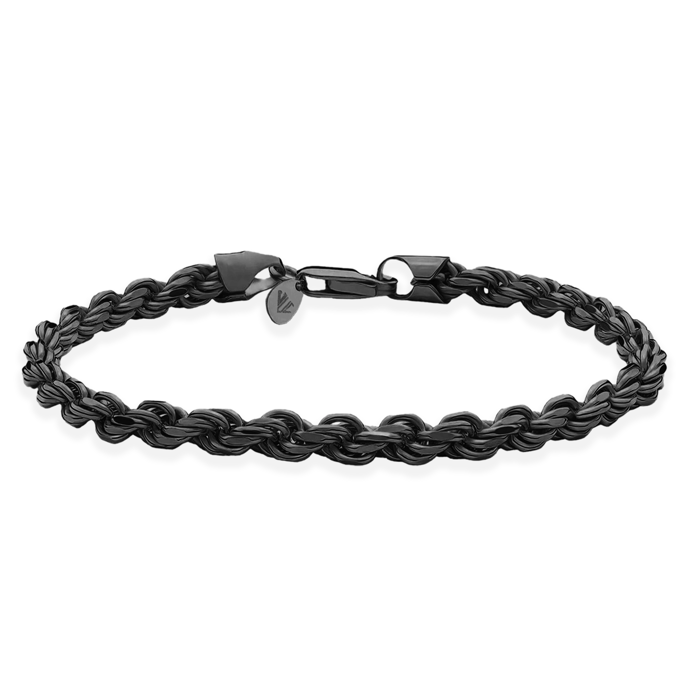 ROPE BRACELET - BLACK (5𝘮𝘮)
