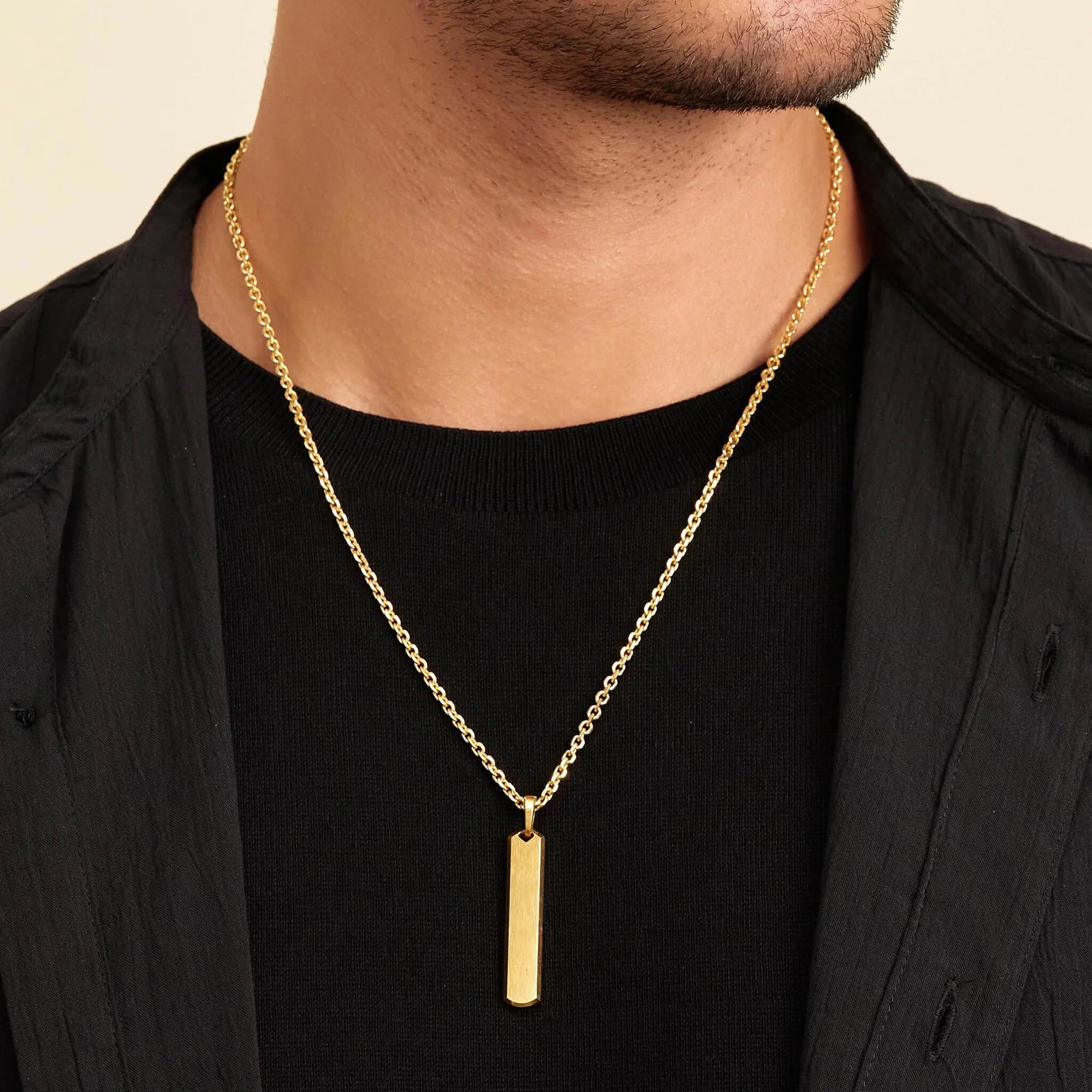 BAR PENDANT - GOLD (44𝘮𝘮)