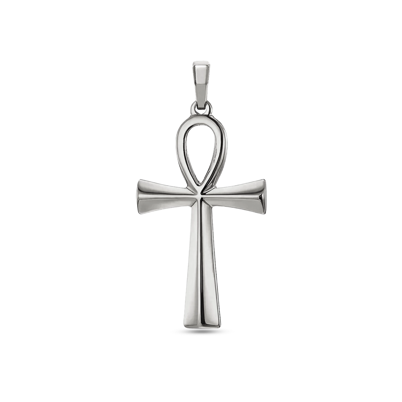 ANKH PENDANT - WHITE GOLD (45𝘮𝘮)