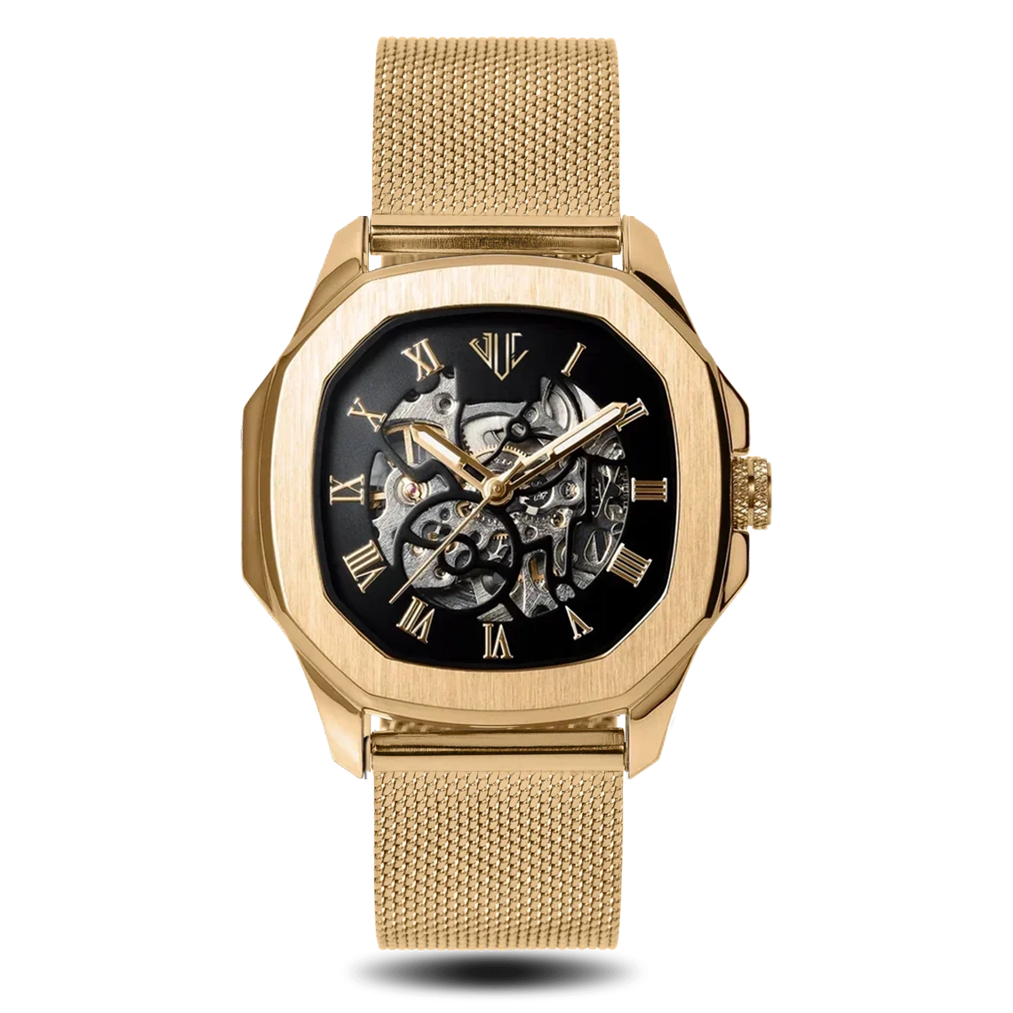 SKELETON JULIVNO WATCH - GOLD