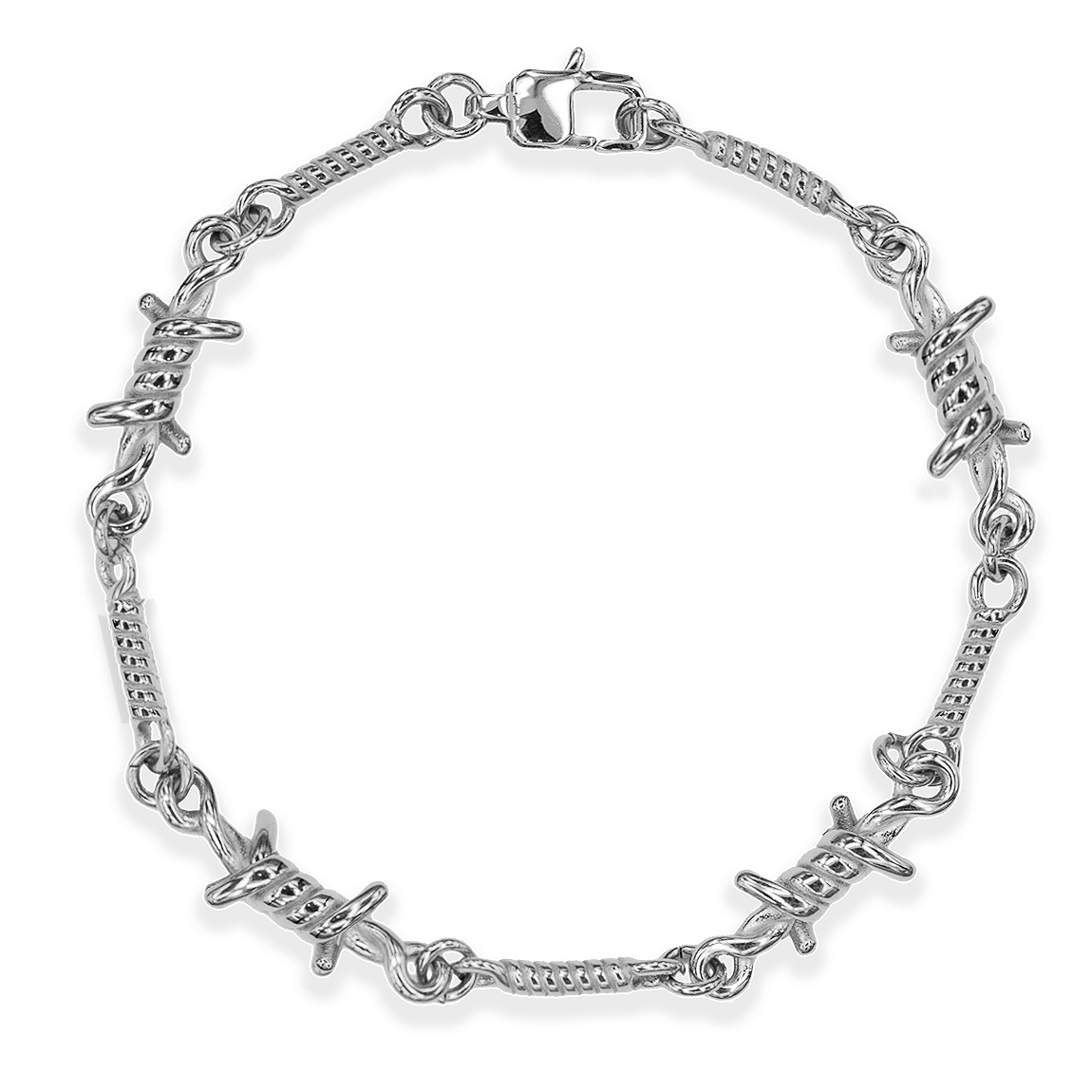 THORNS BRACELET - WHITE GOLD (5𝘮𝘮)