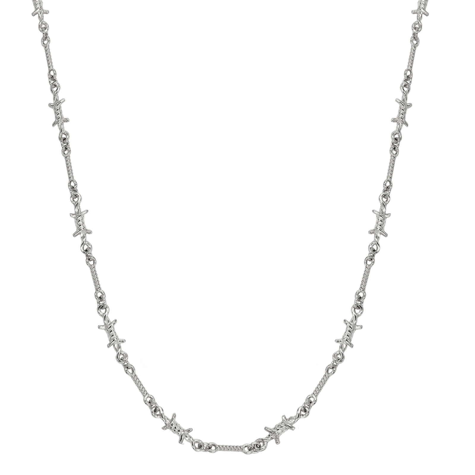 THORNS CHAIN - WHITE GOLD (3.5𝘮𝘮)