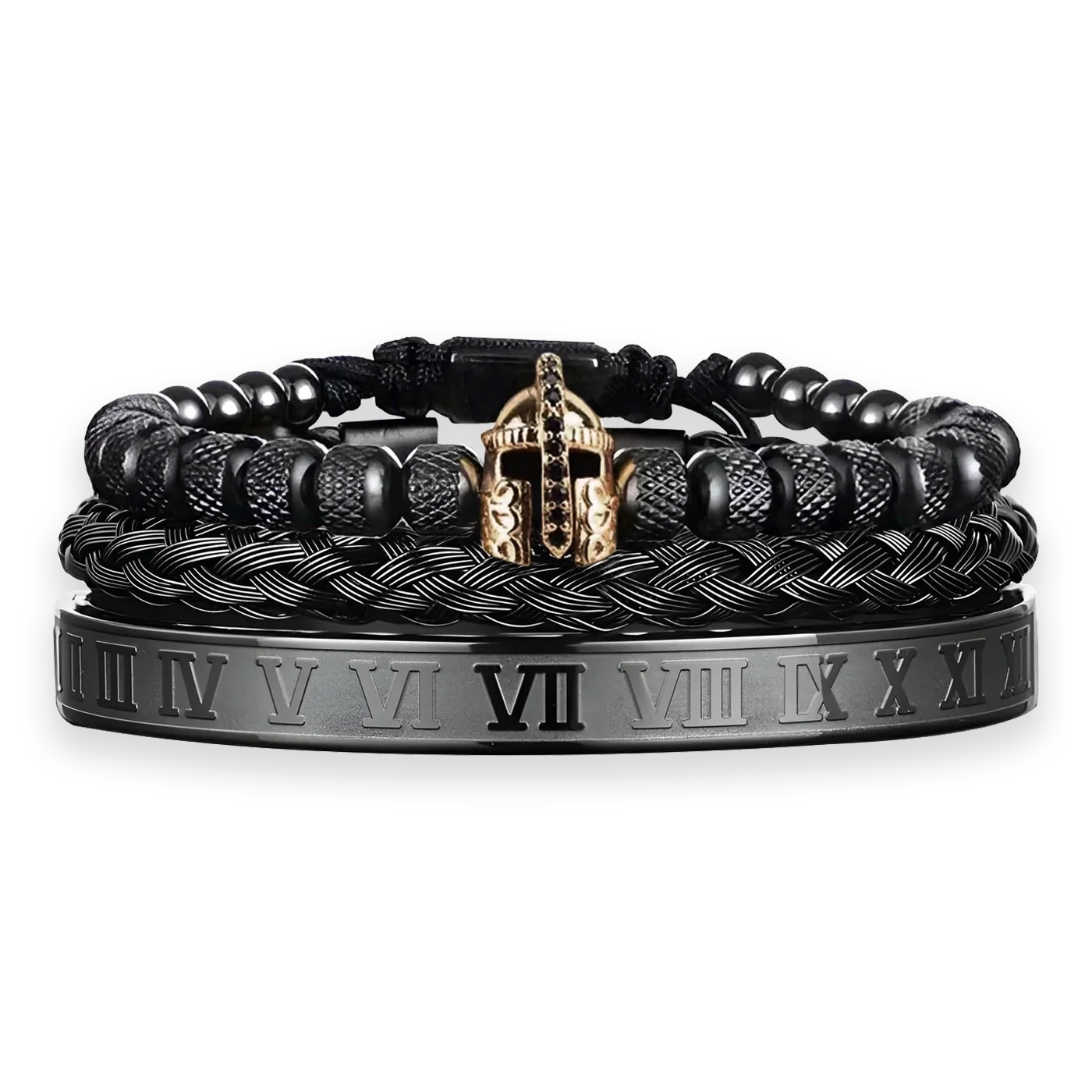 TRIO SPARTA - BLACK/GOLD