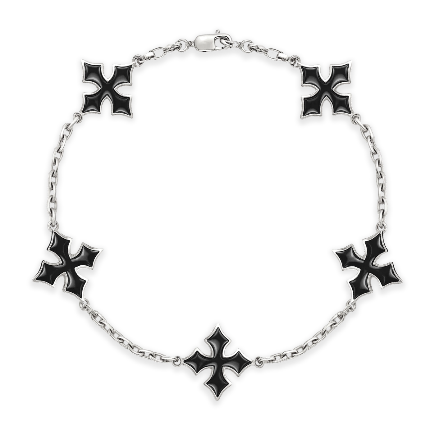 White gold Plated Julivno Van cleef bracelet for men