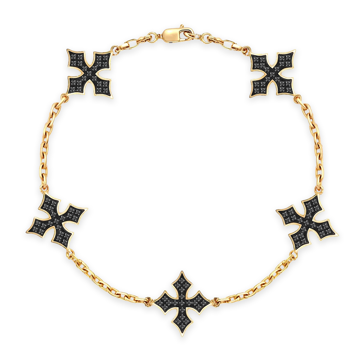 Gold Julivno Van Cleef bracelet for men