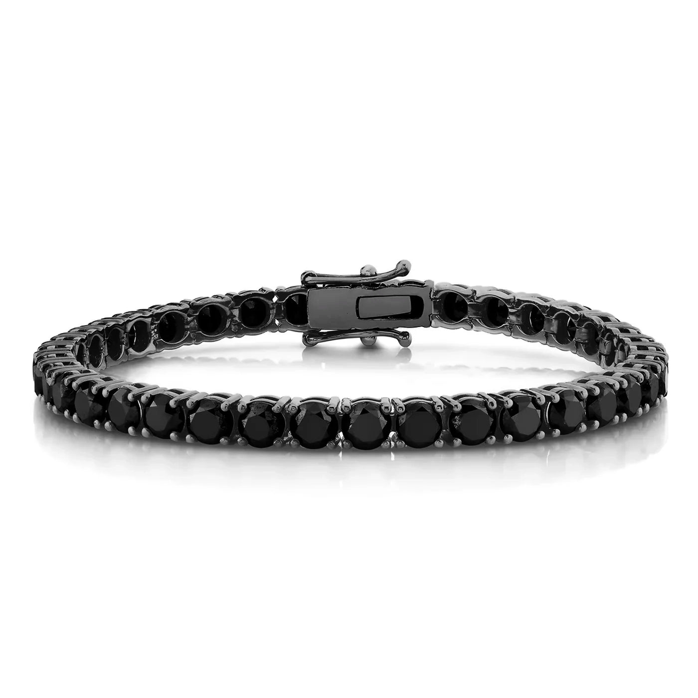 PULSERA DE TENIS CON CIRCONITAS - NEGRA